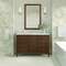 James Martin Vanities 48'' Vanity, Mid Century Walnut w/ 3 CM Carrara White Marble Top 485-V48-WLT-3CAR - alternate 4